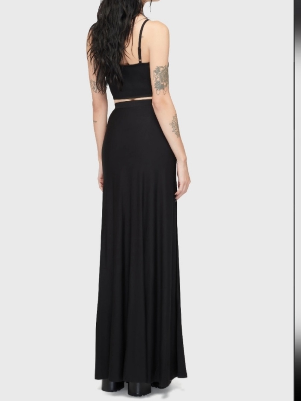 Killstar Snarl Eye Hook Goth Metal Maxi Skirt BNWT sz XXL - Picture 5 of 9
